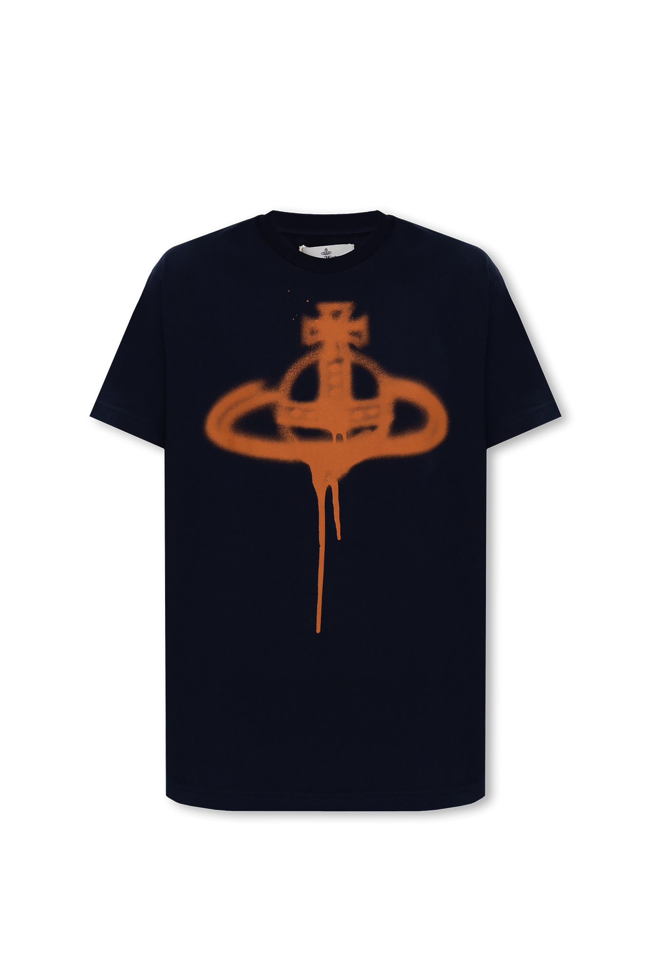【送料&関税込】Vivienne Westwood T-shirt With Logo Vivienne Westwood Logo Undershirt Black | Mainline Menswear